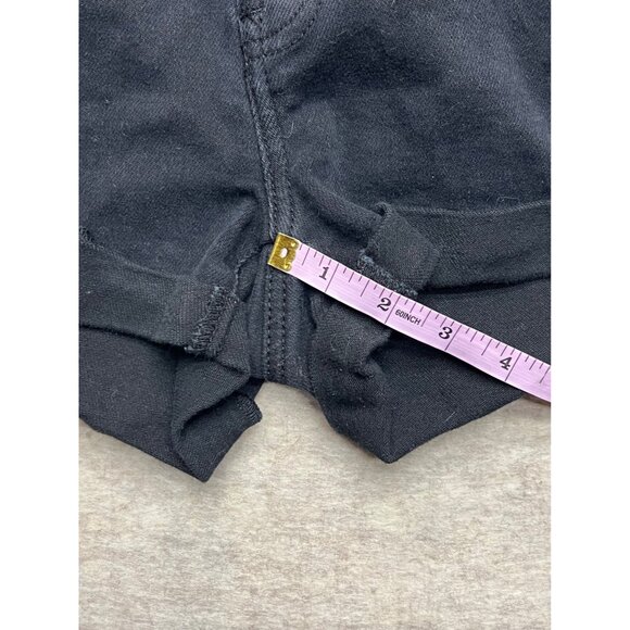 SO Super High Rise Curvy Shortie Button Fly Jean Shorts Size 1 - Picture 8 of 8